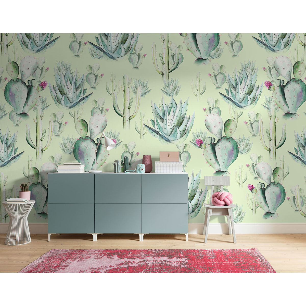 Komar  Vlies Fototapete Cactus Green 400x250 cm Bild 1