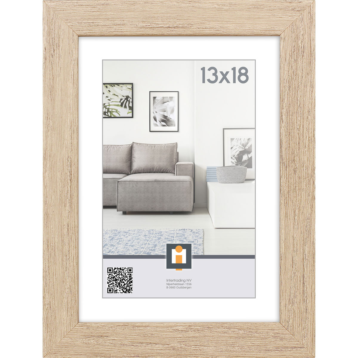 Bilderrahmen Livorno 13x18 cm Vintage Eiche Bild 1