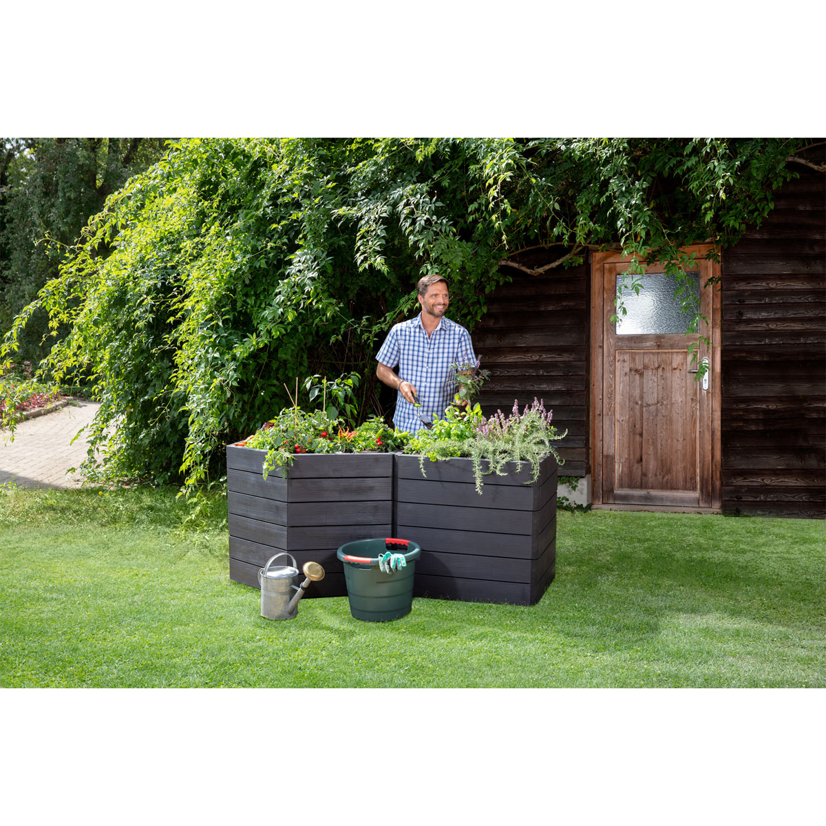 Garantia Hochbeet ERGO VARIO 3 Wood inkl FLORA Bild 8