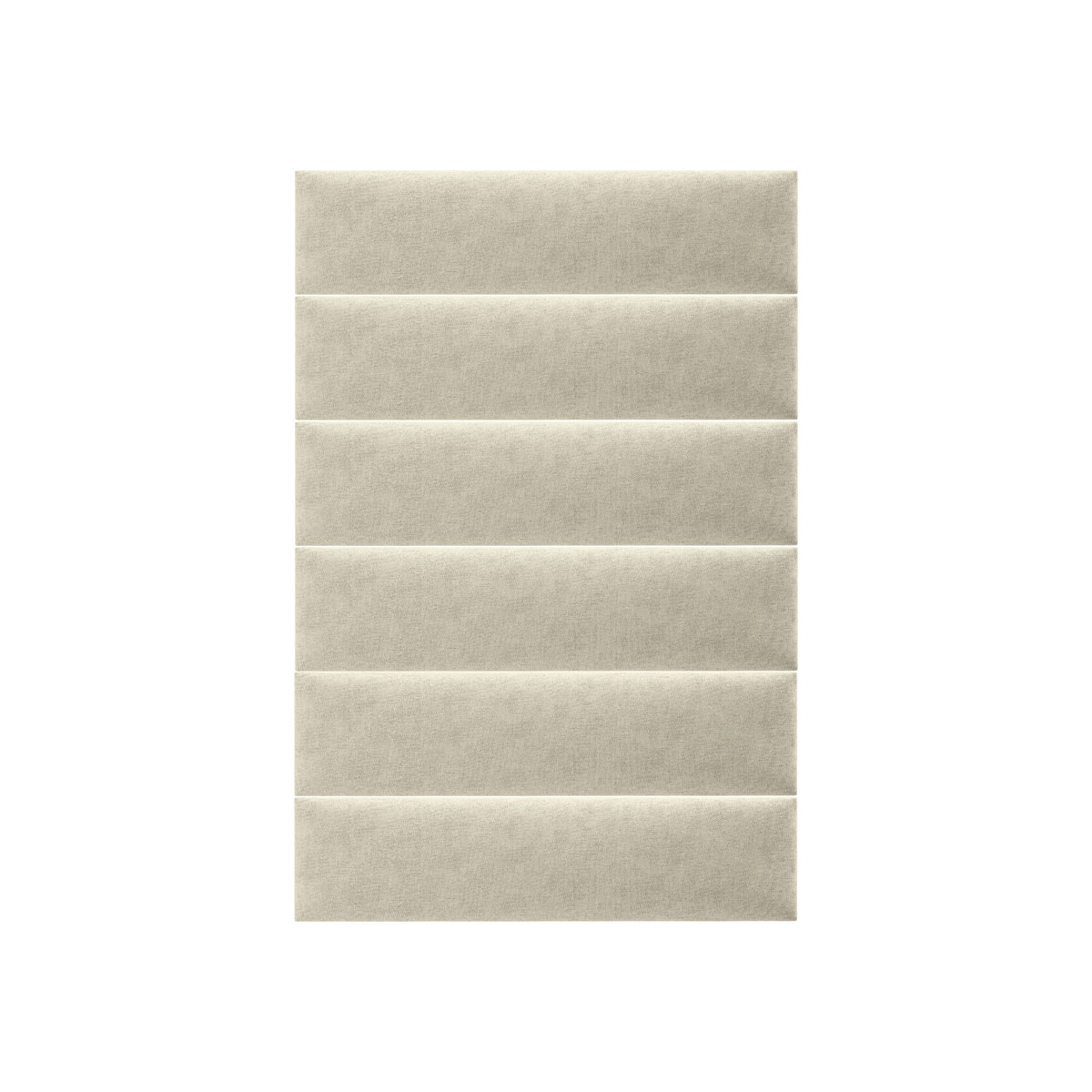 Mollis Polsterpaneele beige 60 x 15 cm Bild 5