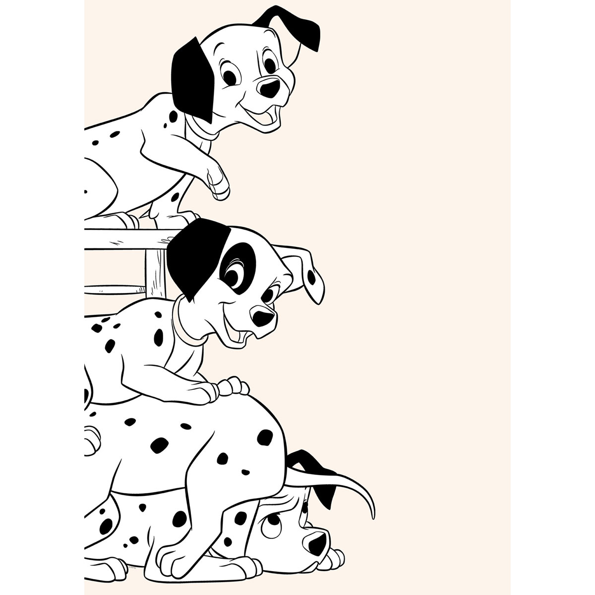 Komar  Wandbild 101 Dalmatiner Playing 50x70 cm Bild 2