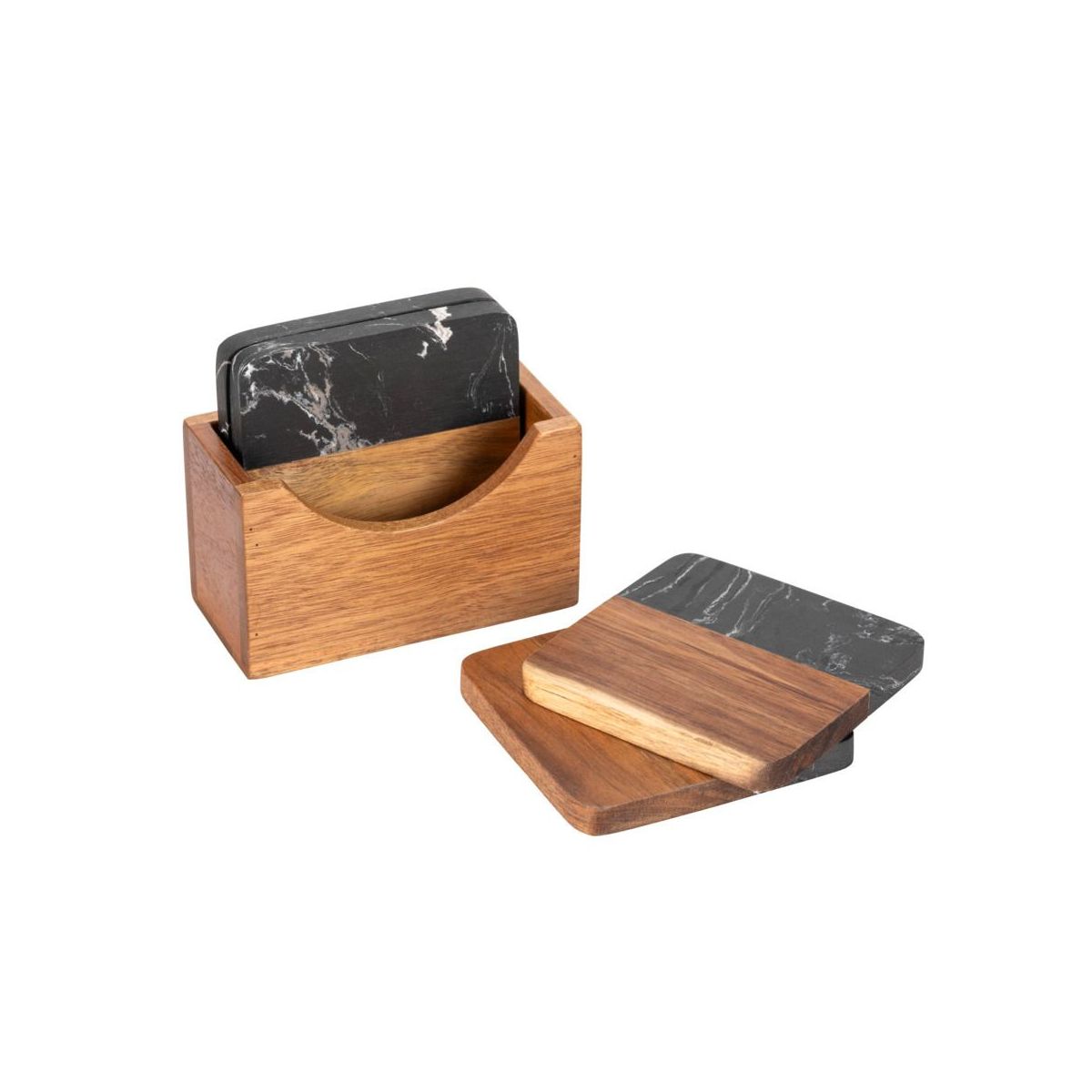 Schöner Wohnen Marmor- u. Akazi-Untersetzer Atami FSC