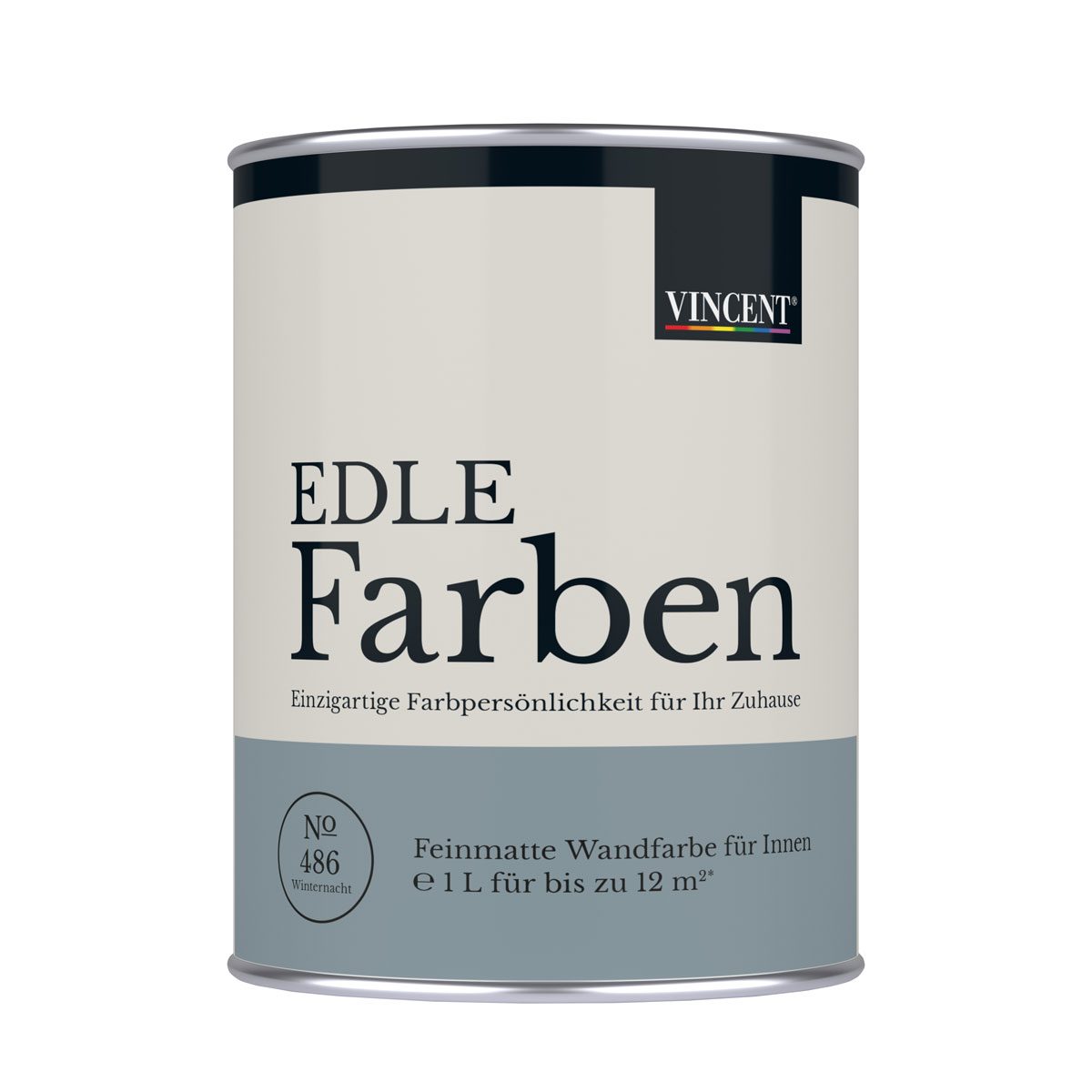 Vincent  Wandfarbe EDLE Farben Winternacht matt 1,0 L