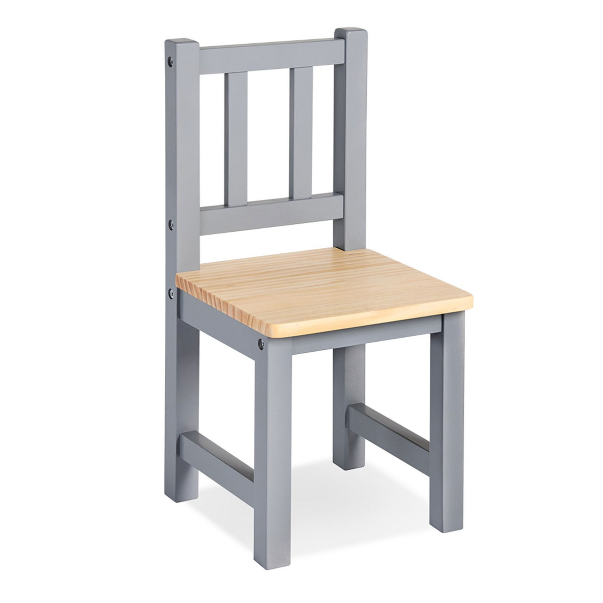 Pinolino Kinderstuhl Fenna grau/natur Bild 1