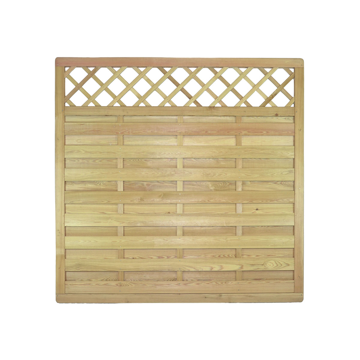 TETZNER & JENTZSCH Zaunserie , mit Rankgitter, 180 x 180 cm, Lärche