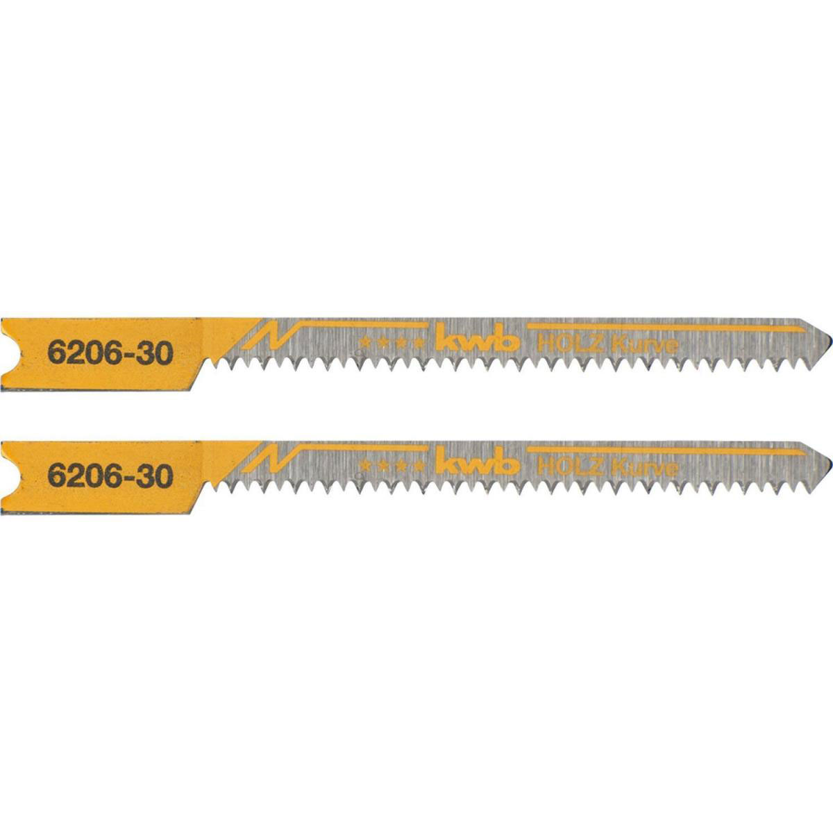 kwb  Stichsägeblätter Holzbearbeitung Kurve S30