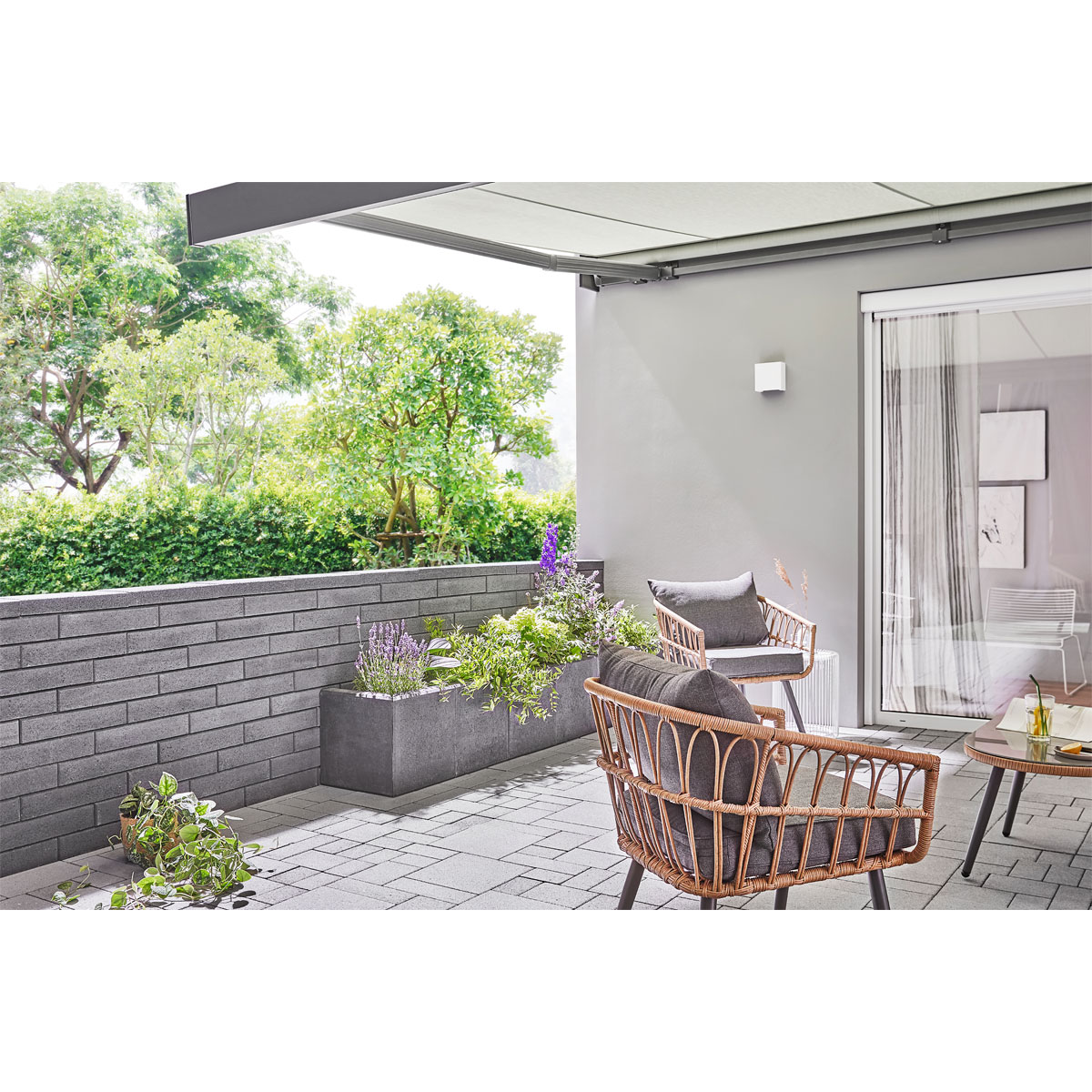 Vollstein  „Bellamur Mini Trendline“ 40x20x8,25 cm anthrazit Bild 2