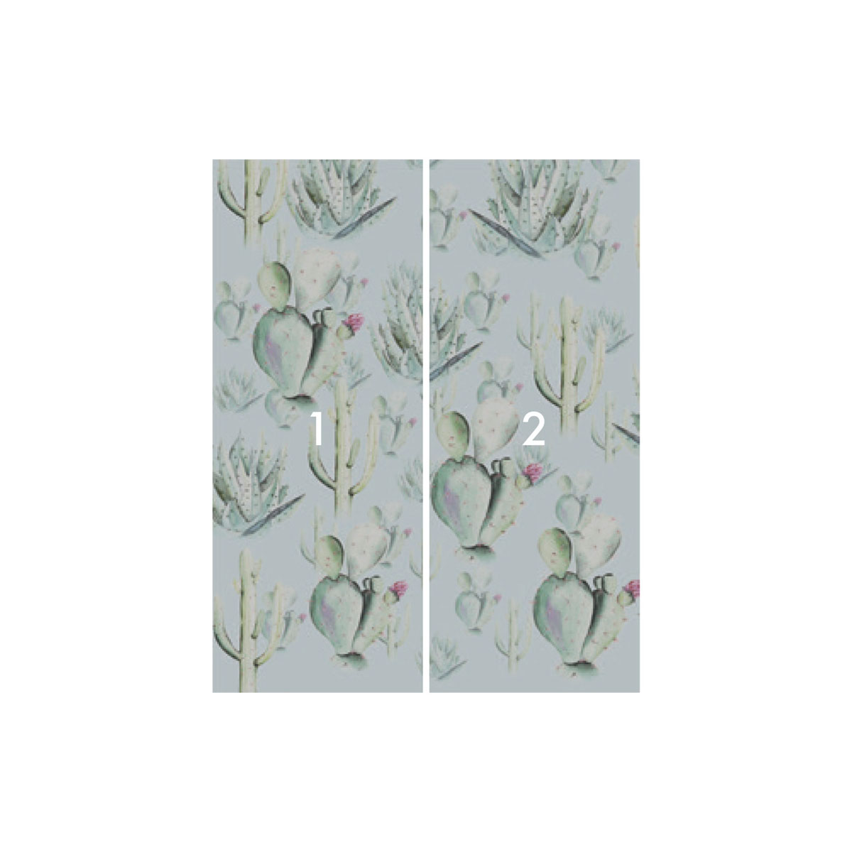 Komar  Vlies Fototapete Cactus Blue 200x250 cm Bild 3