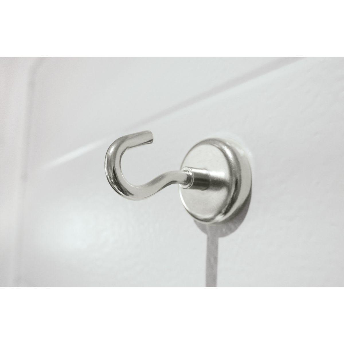 Suki Topfmagnet Neodym mit Schraubhaken M6 Ø 36 x 43 mm, silber Bild 6