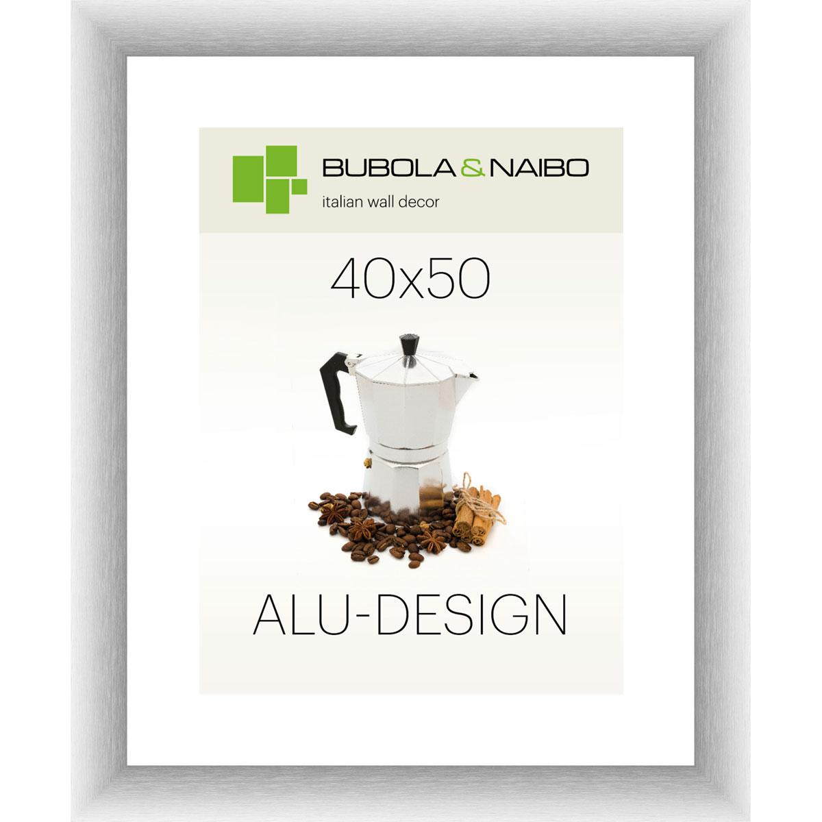 Alu-Rahmen AL02 40 x 50 cm Silber