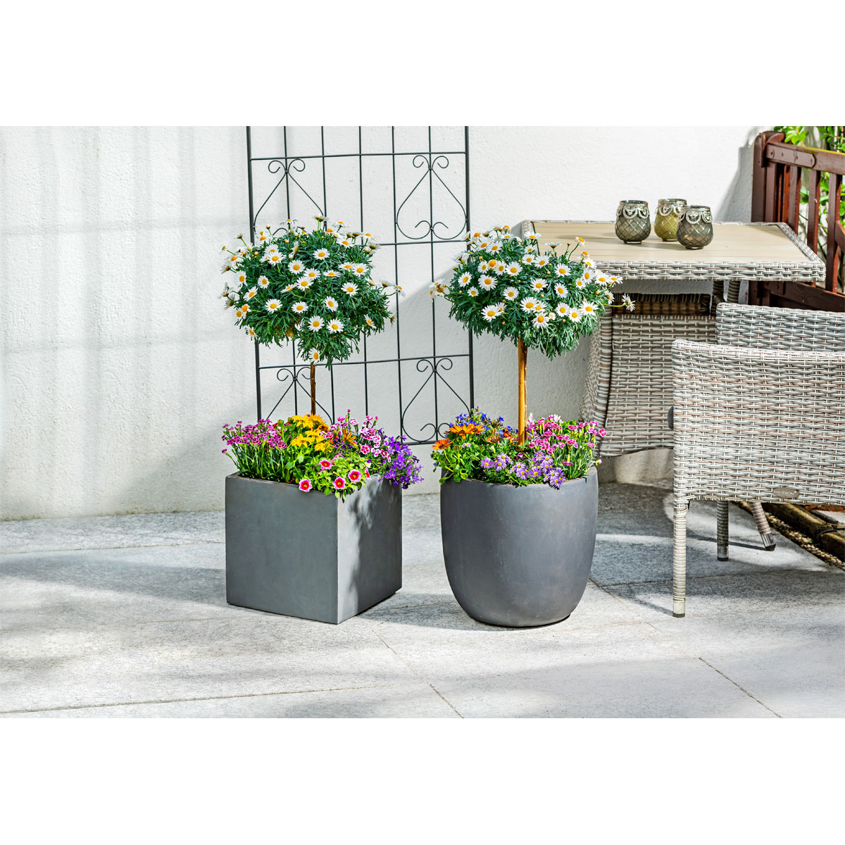 Haveson Pflanzkübel Granite 50 x 50 x 51 cm Bild 4