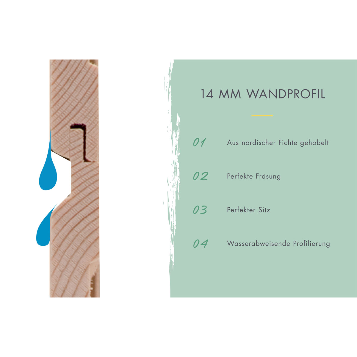 Karibu Gartenhaus Dahme 0 naturbelassen Bild 10