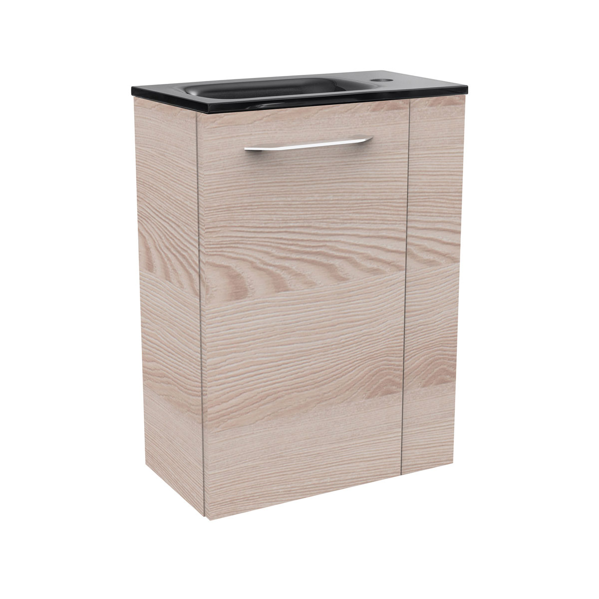 Fackelmann  Gäste-WC Waschtischunterschrank links SBC 440 x 600 x 243 mm Alaska-Esche Bild 4