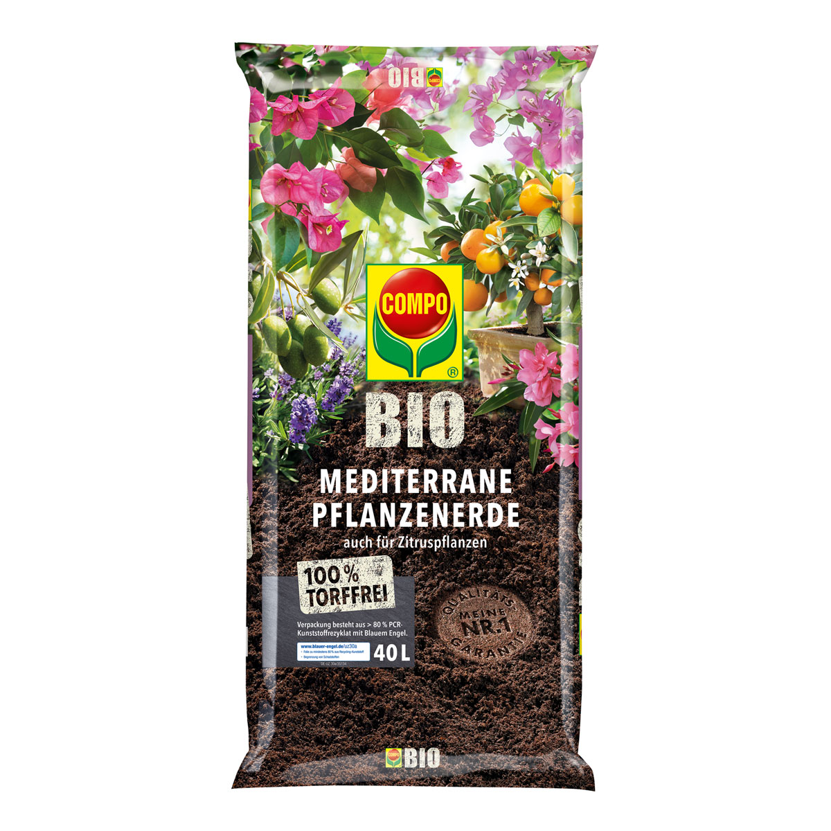 Compo BIO Pflanzerde torffrei 50 L