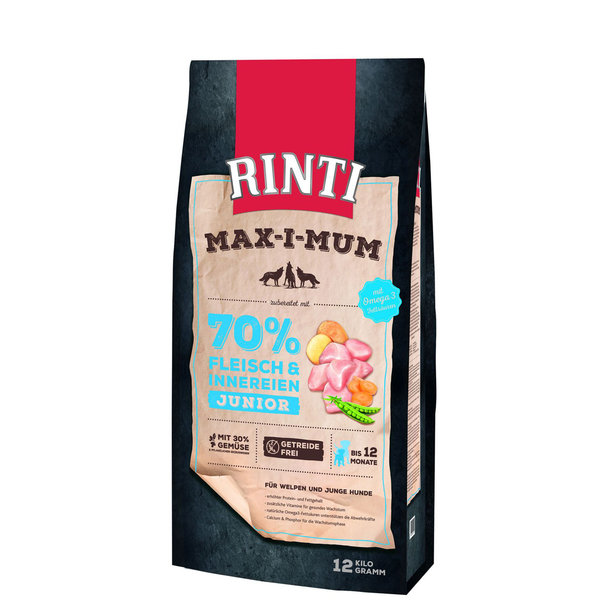 Rinti Max-I-Mum Junior Huhn 12 kg getreidefrei