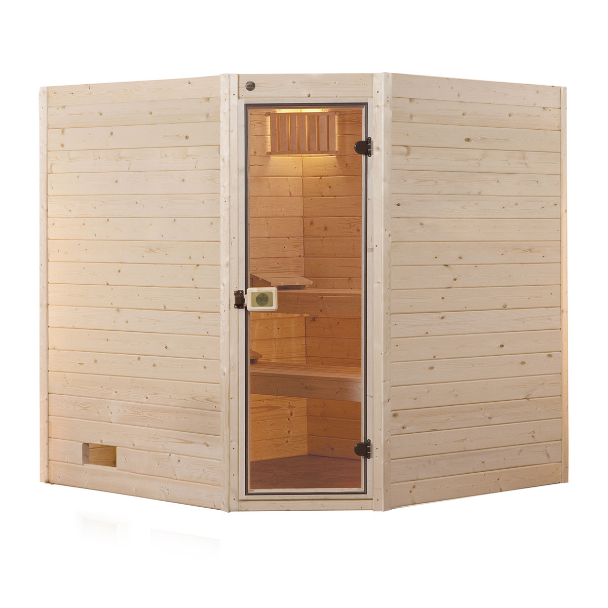 Weka Massivholzsauna „Valida Eck 2“, GT Bild 1
