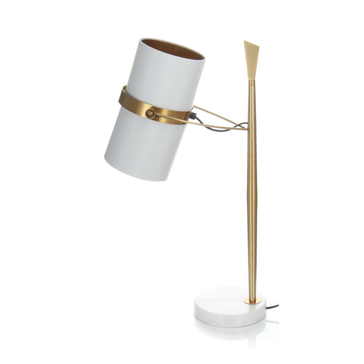 Tischlampe Novum 210 weiss gold Bild 3