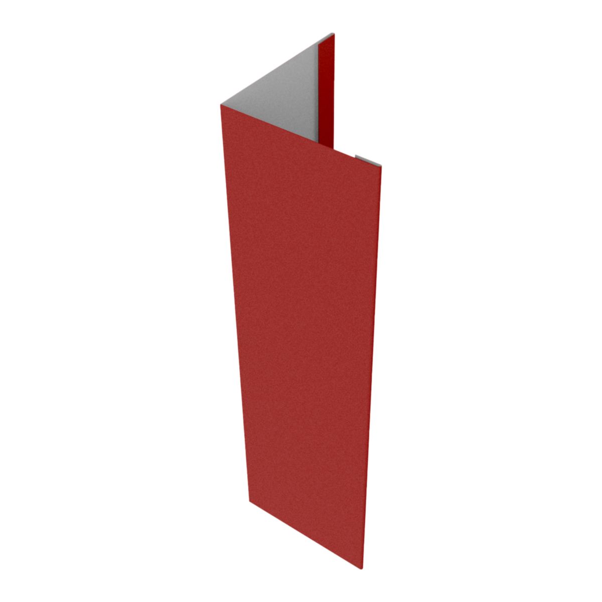 Außenecke 100x100 mm 1 m Kirschrot