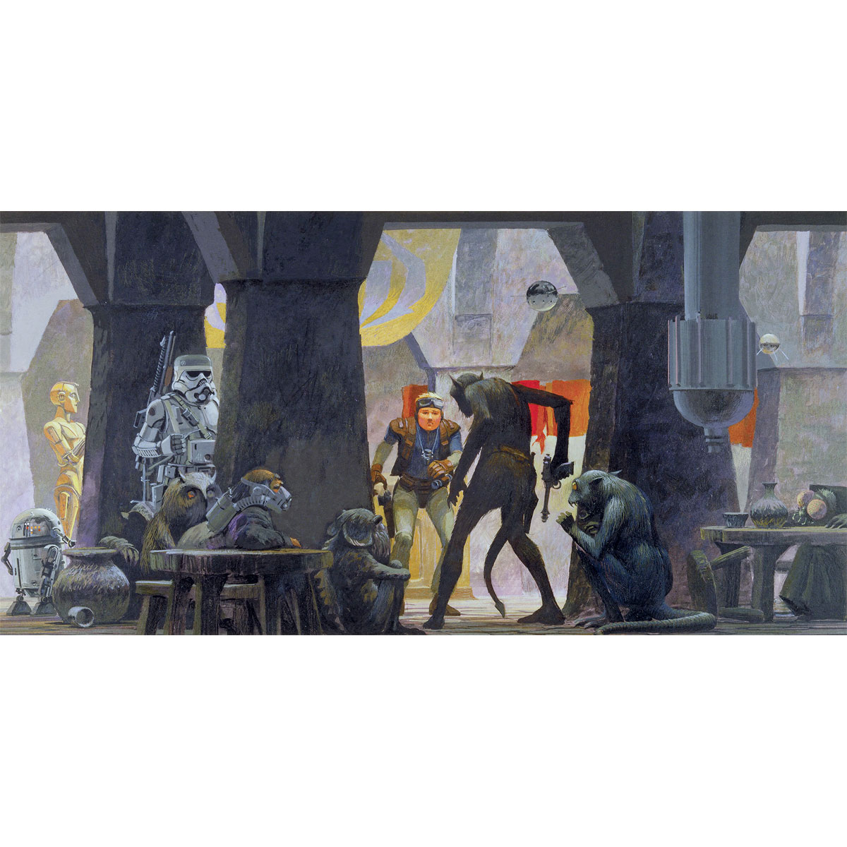 Komar  Vlies Fototapete Star Wars Classic Mos Eisley Streets 500x250 cm Bild 2