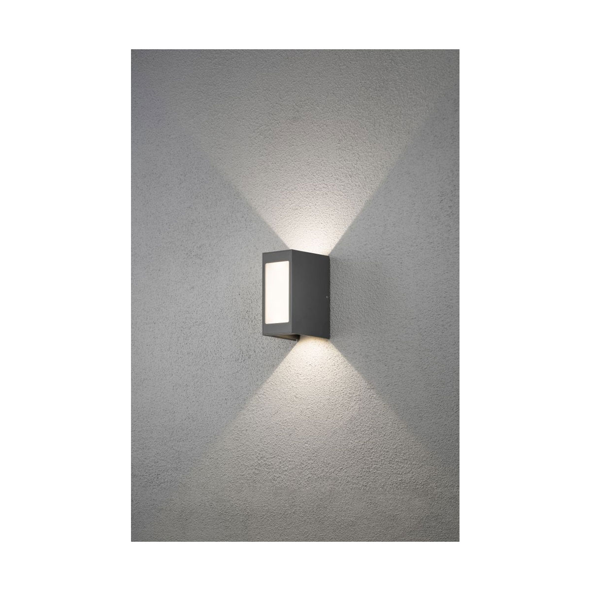 Konstsmide Außenwandleuchte Cremona mit Glas anthrazit Bild 3