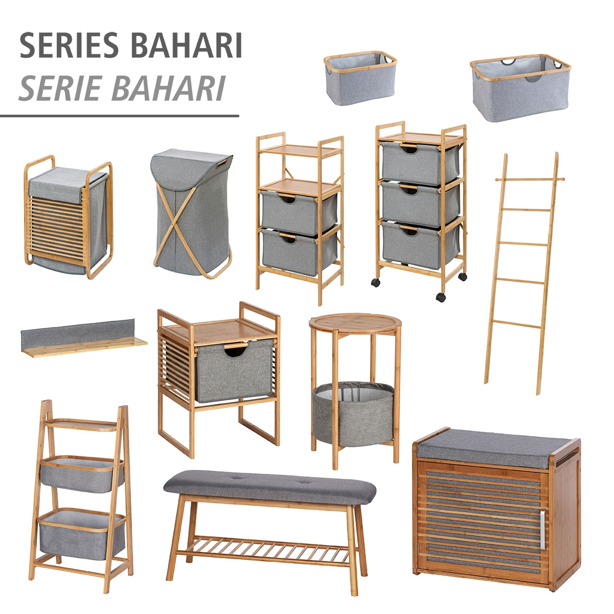 Wenko  Wandregal Bahari Wohnregal Badregal aus Bambus Bild 5