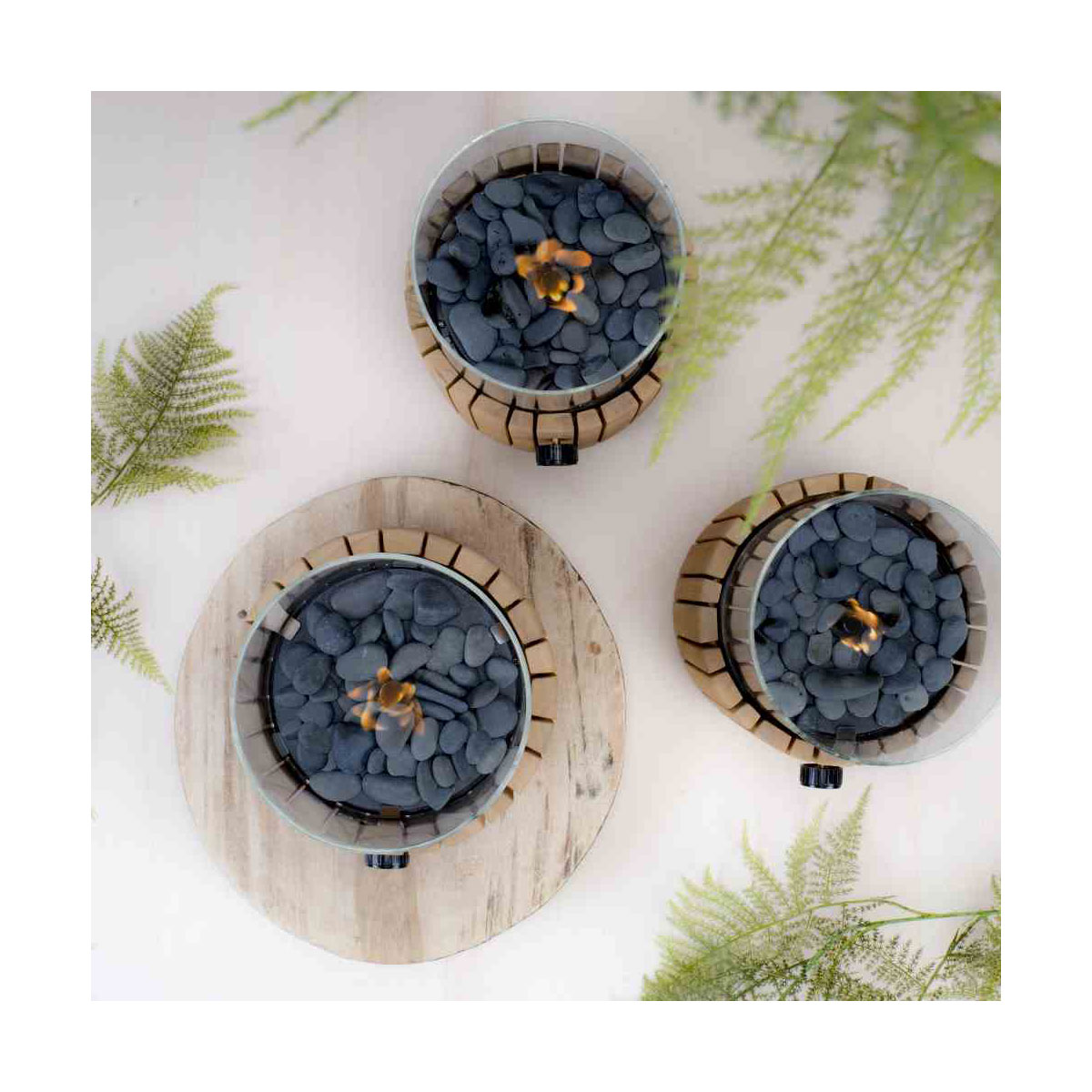 COSI Feuertisch Cosiscoop Timber Durchmesser 18 x 30 cm Bild 3