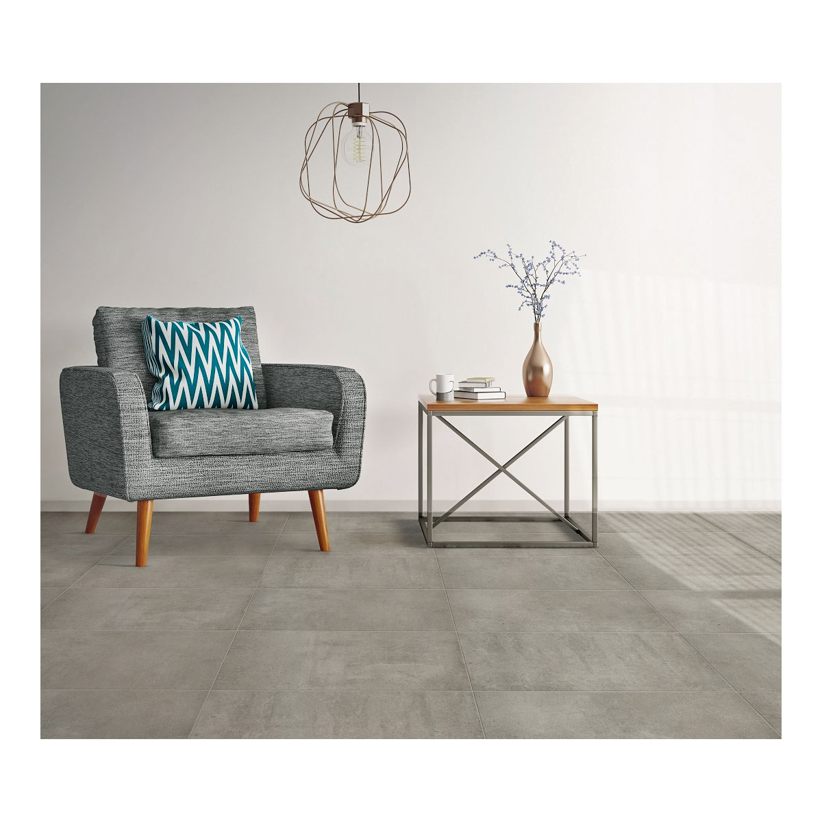 Feinsteinzeug Remix light grey 59,8 x 59,8 cm Bild 2