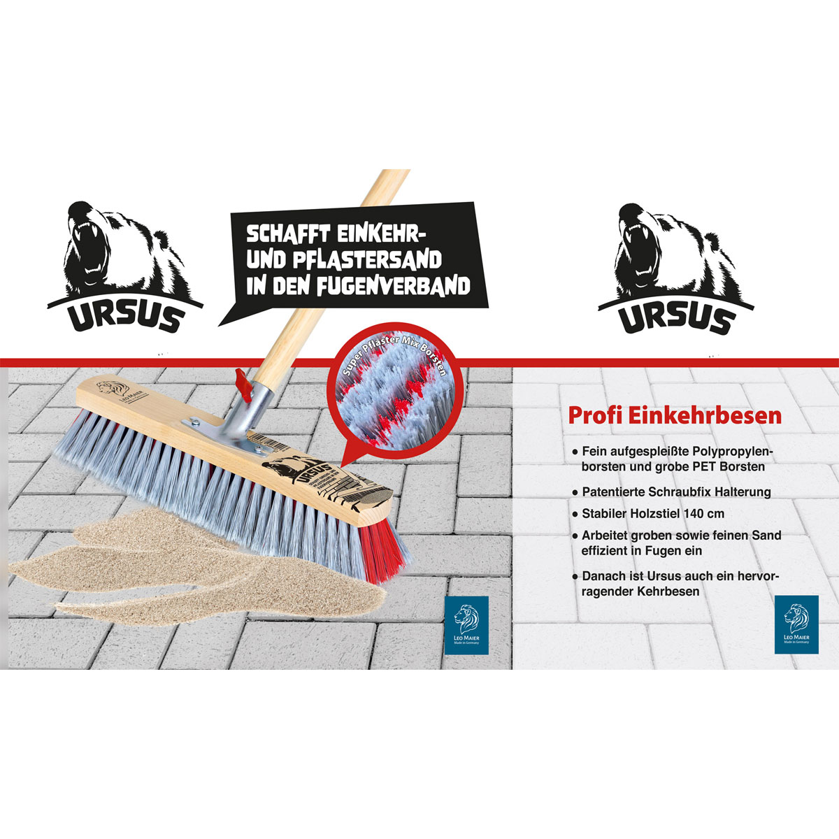 Profi Einkehrbesen Ursus Bild 3