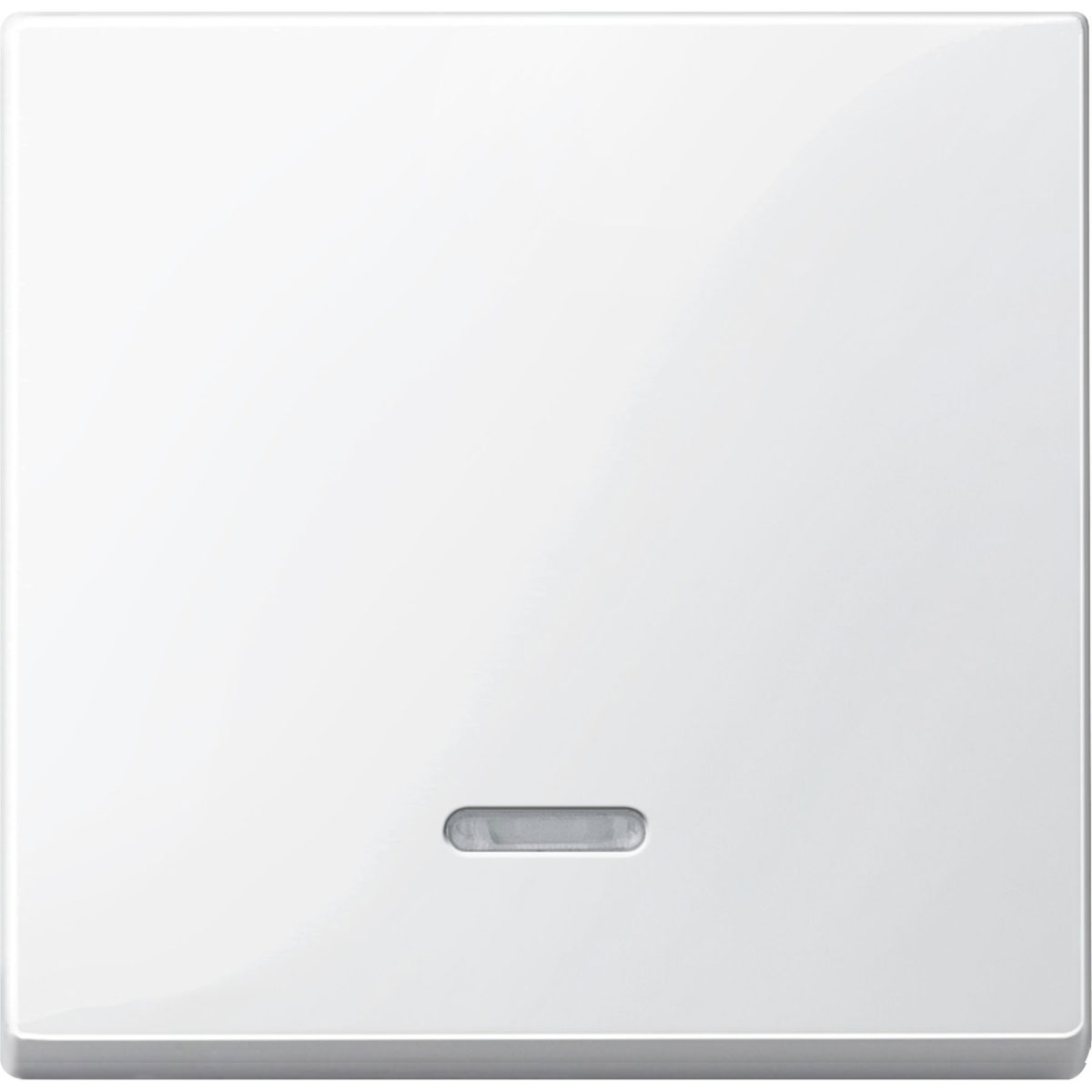 Merten Abdeckung für Kontrollschalter System M polarweiß glänzend