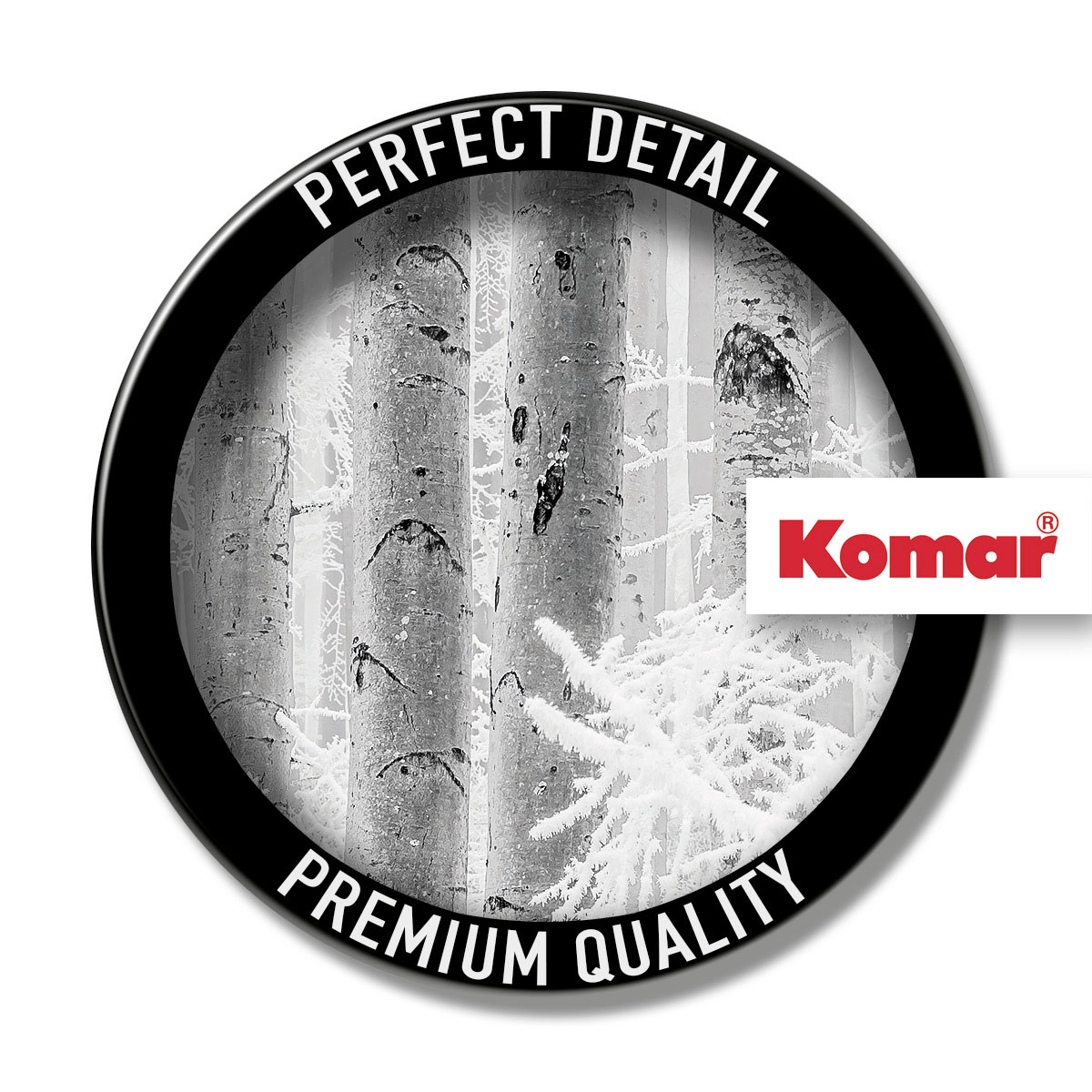 Komar  Vlies Fototapete Winter Wood 400x280 cm Bild 11