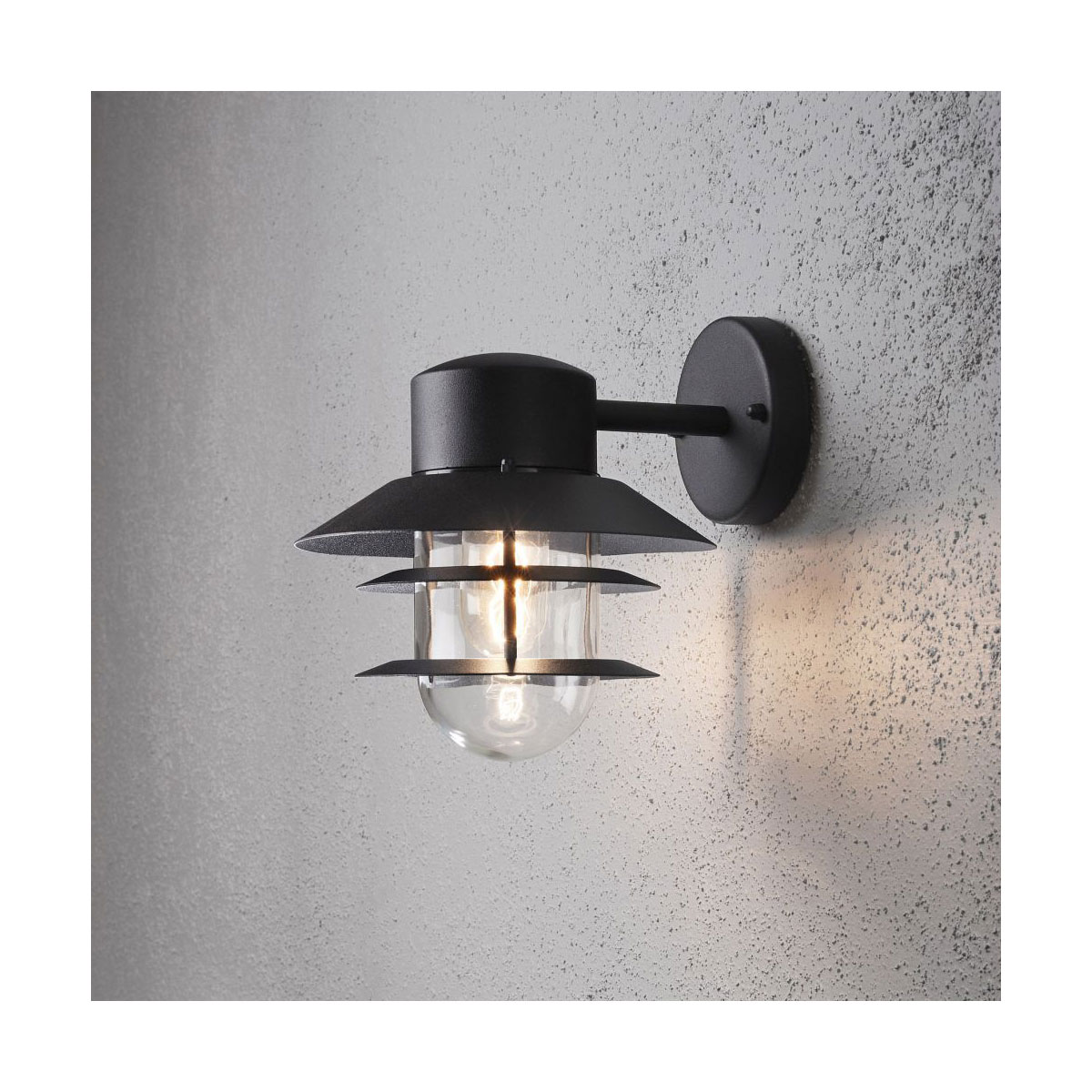 Konstsmide Wandleuchte Modena schwarz Bild 2