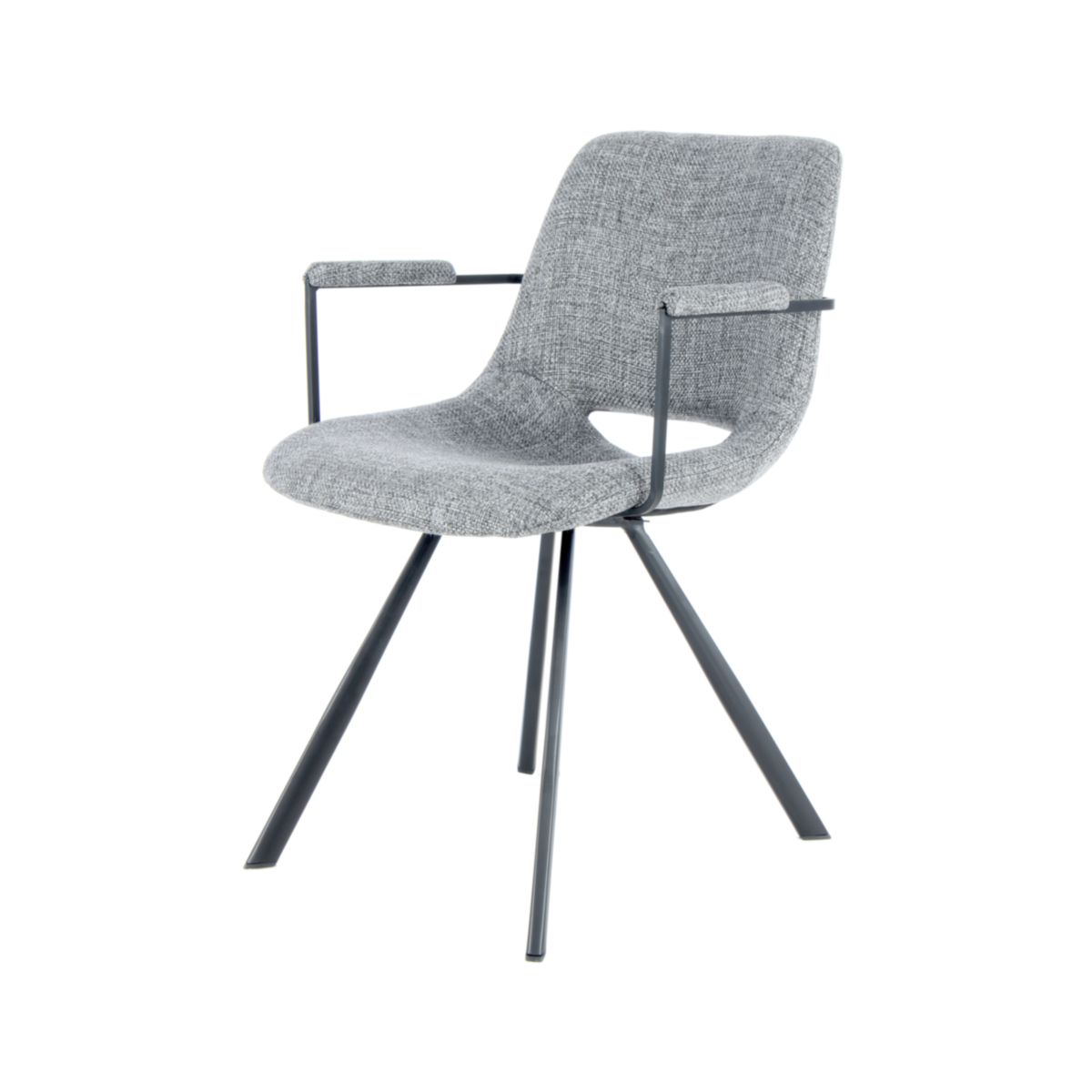 Stuhl Josephine 625 2er-Set grau