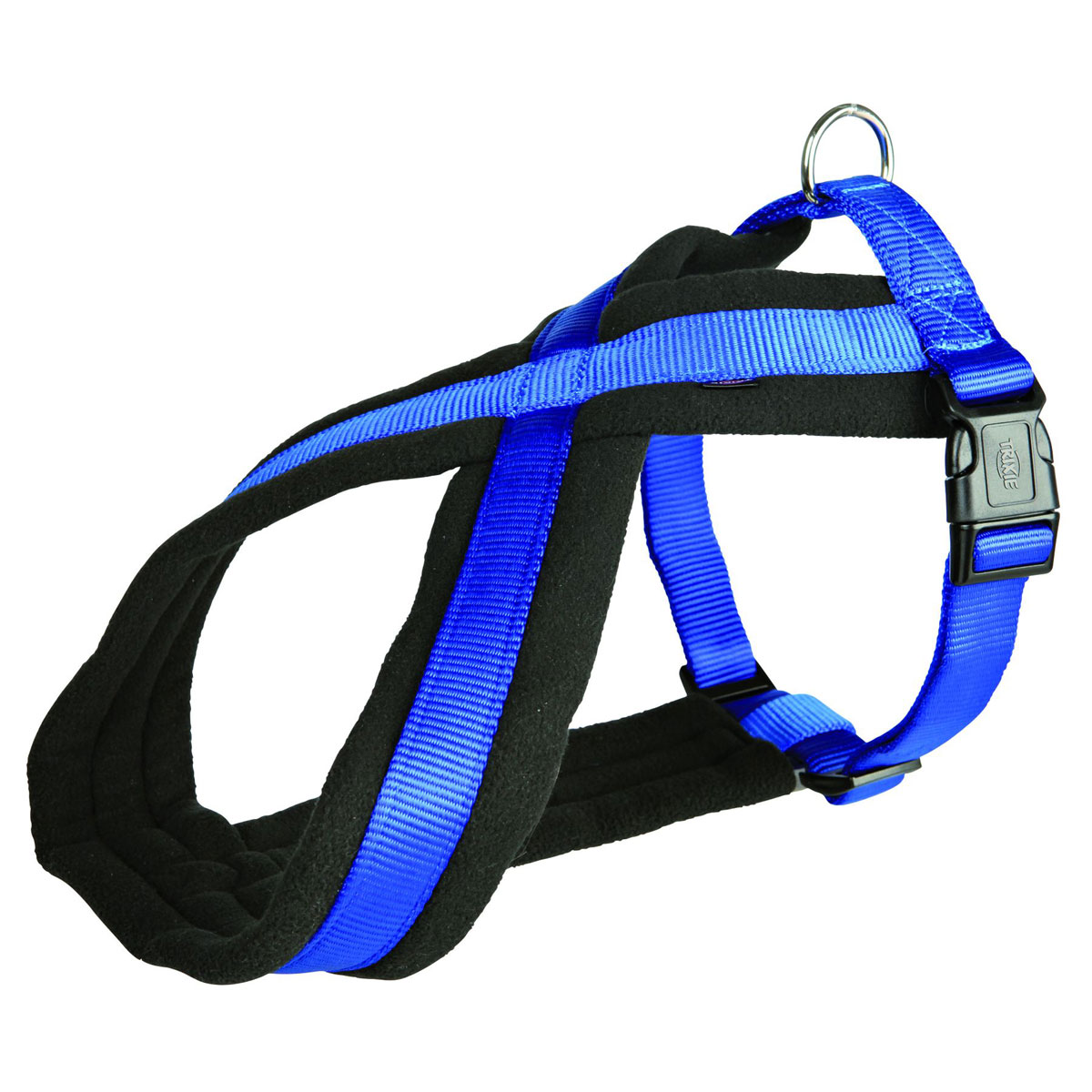 Trixie  Premium Touren-Geschirr blau S 35-50 cm