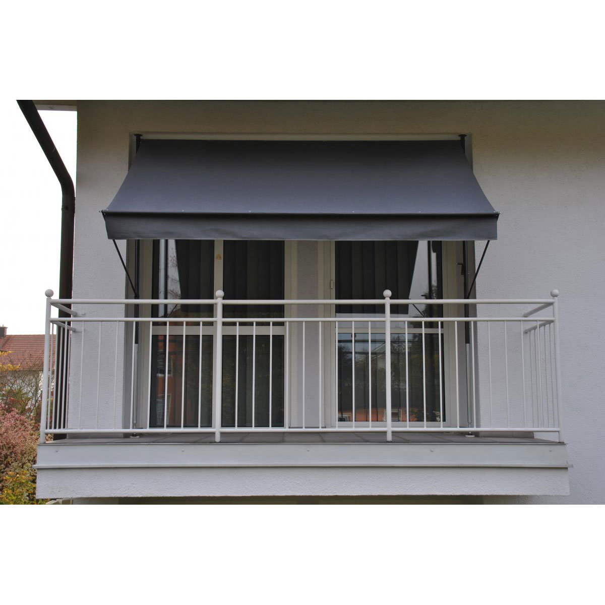 Angerer Freizeitmöbel GmbH Klemmmarkise dunkelgrau, 350 cm Bild 1