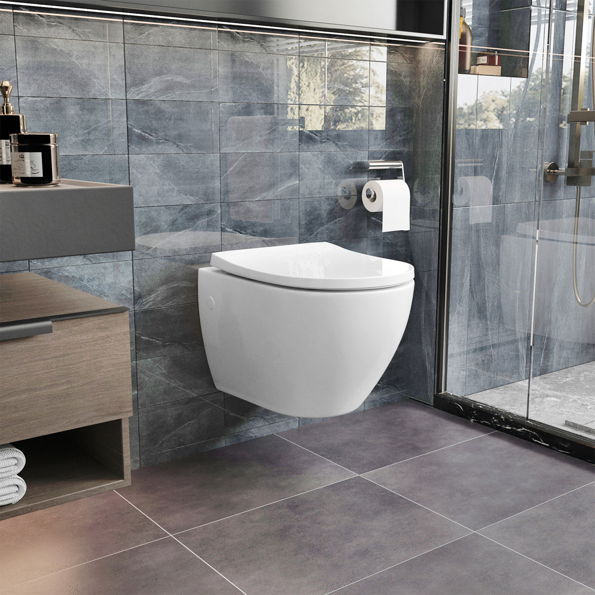 Wand-WC Adonis Twister Flush spülrandlos Bild 4