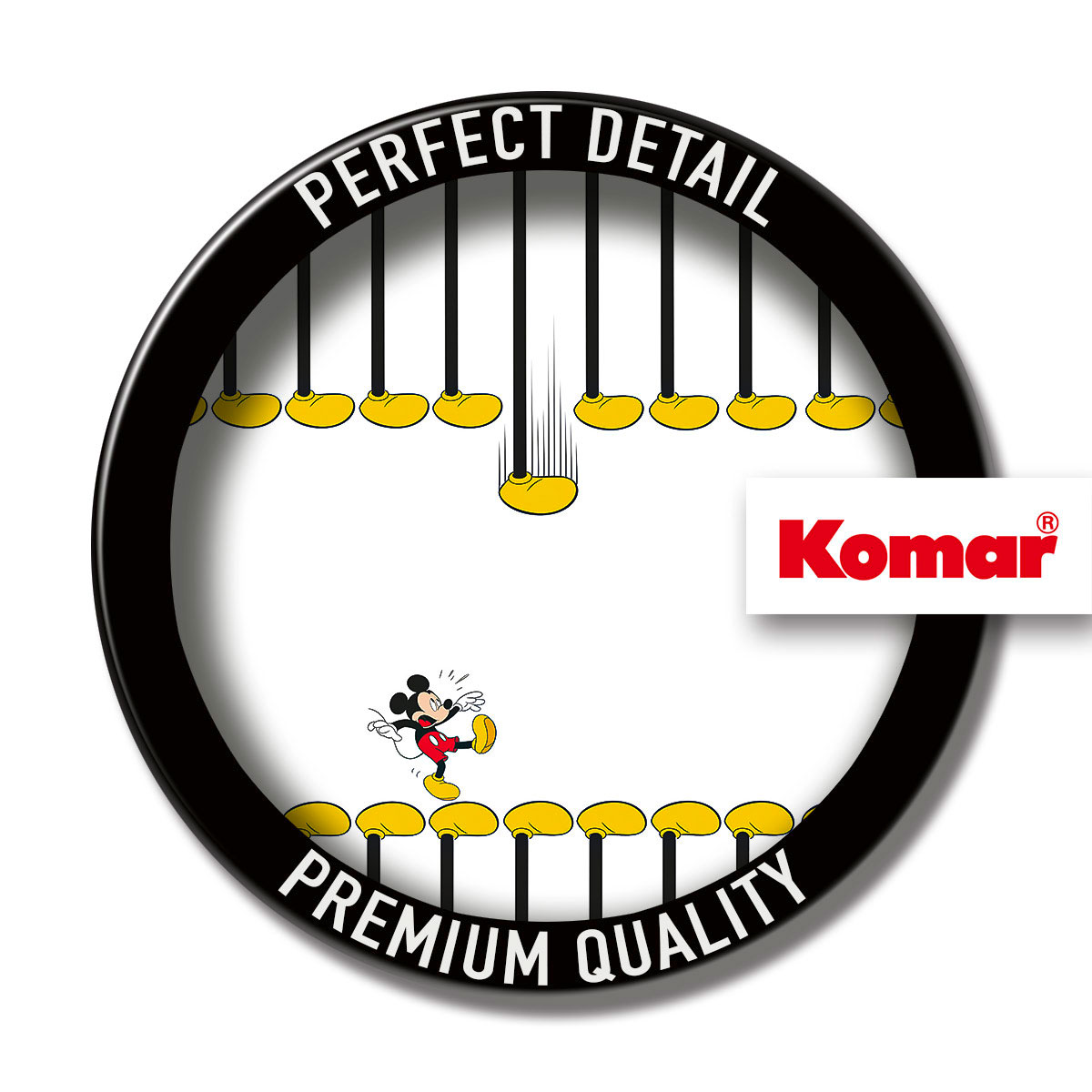 Komar  Wandbild Mickey Mouse Footlines 40x50 cm Bild 11