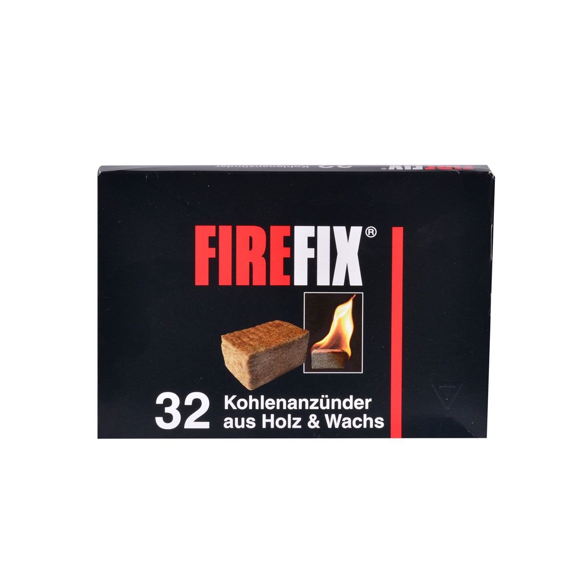 FIREFIX Öko-Anzündhilfe 32 Stück aus wachsgetränkter Holzfaser
