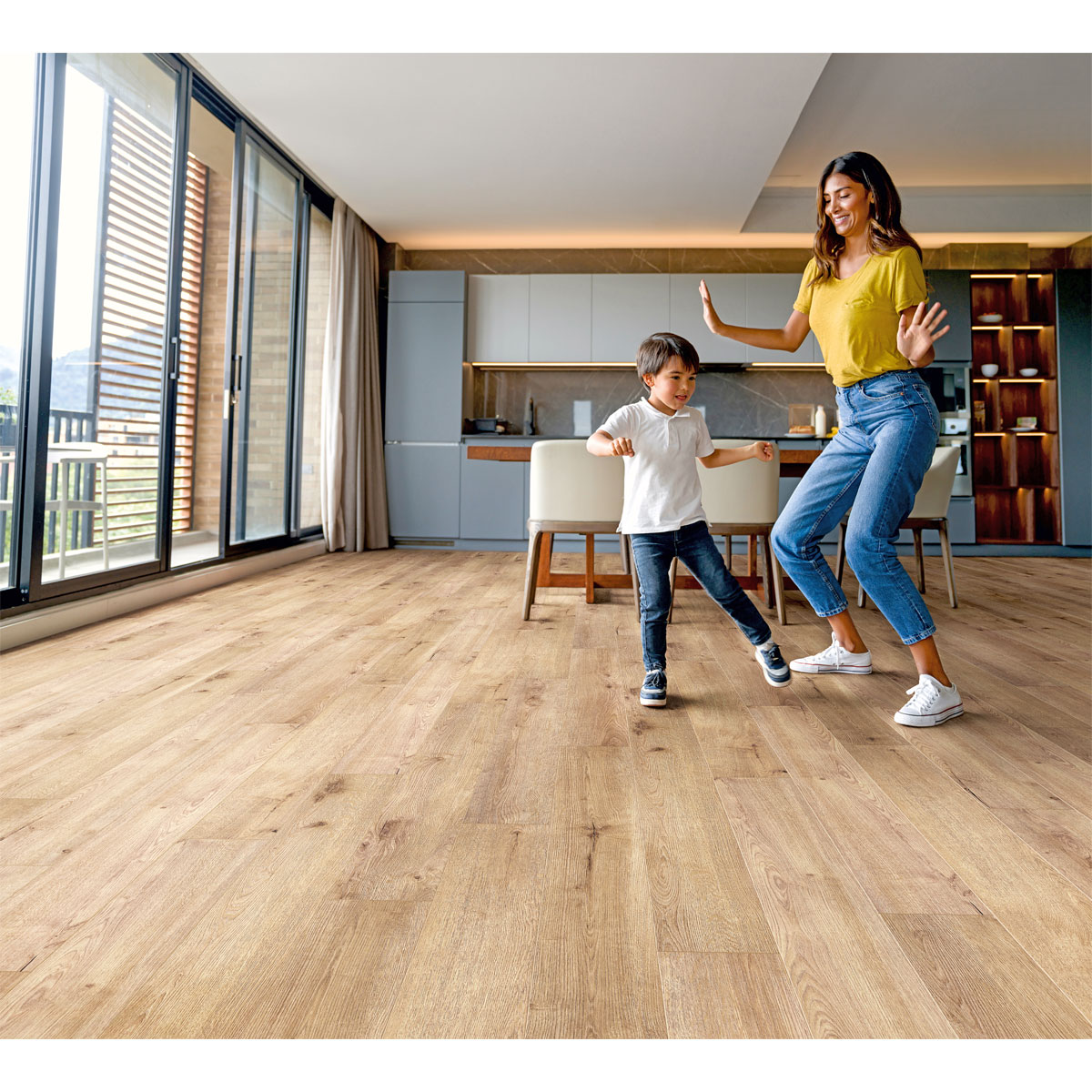 Designboden O.R.C.A Flex Sand River Oak 128,8 x 18,9 cm Bild 1