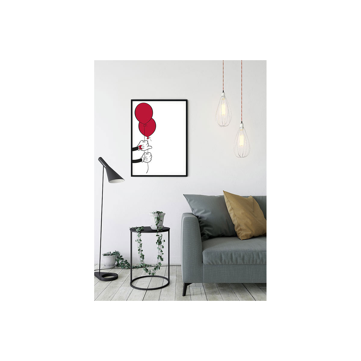 Komar  Wandbild Mickey Mouse Balloon 40x50 cm Bild 5
