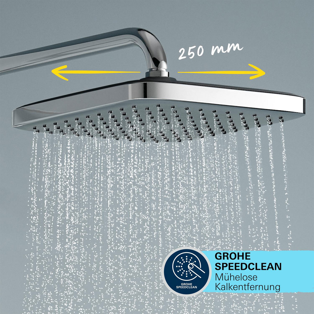 Grohe Duschsystem Vitalio Comfort 250 Flex mit Umstellung für die Wandmontage Bild 4