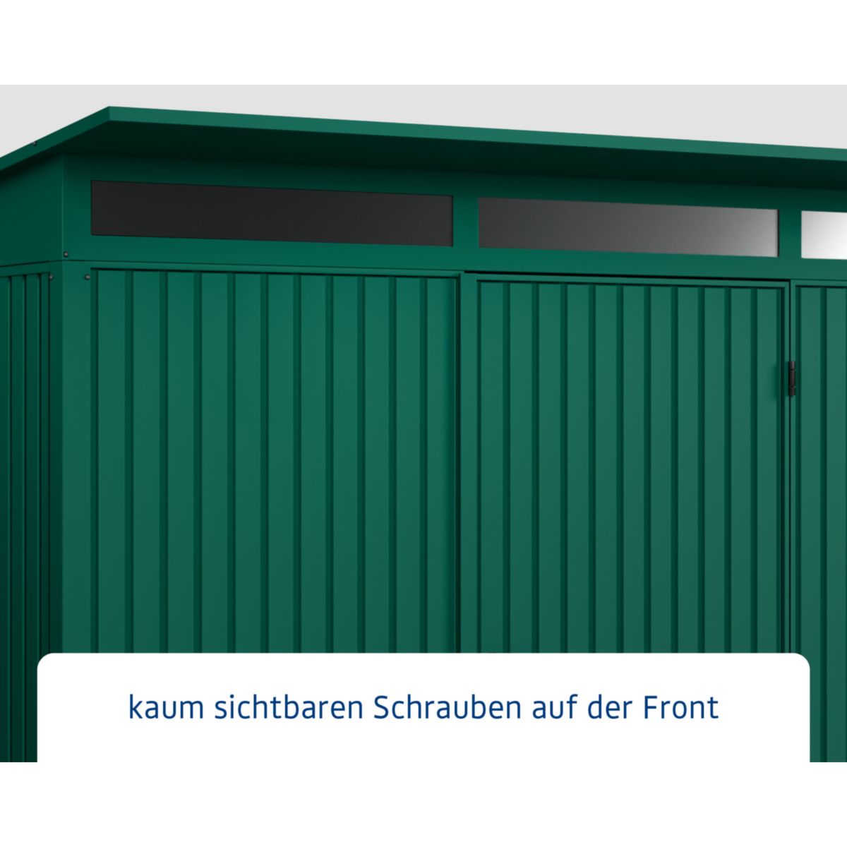 EcoStar  Gerätehaus Trend-PTyp 3RAL6005 1 flg Bild 4