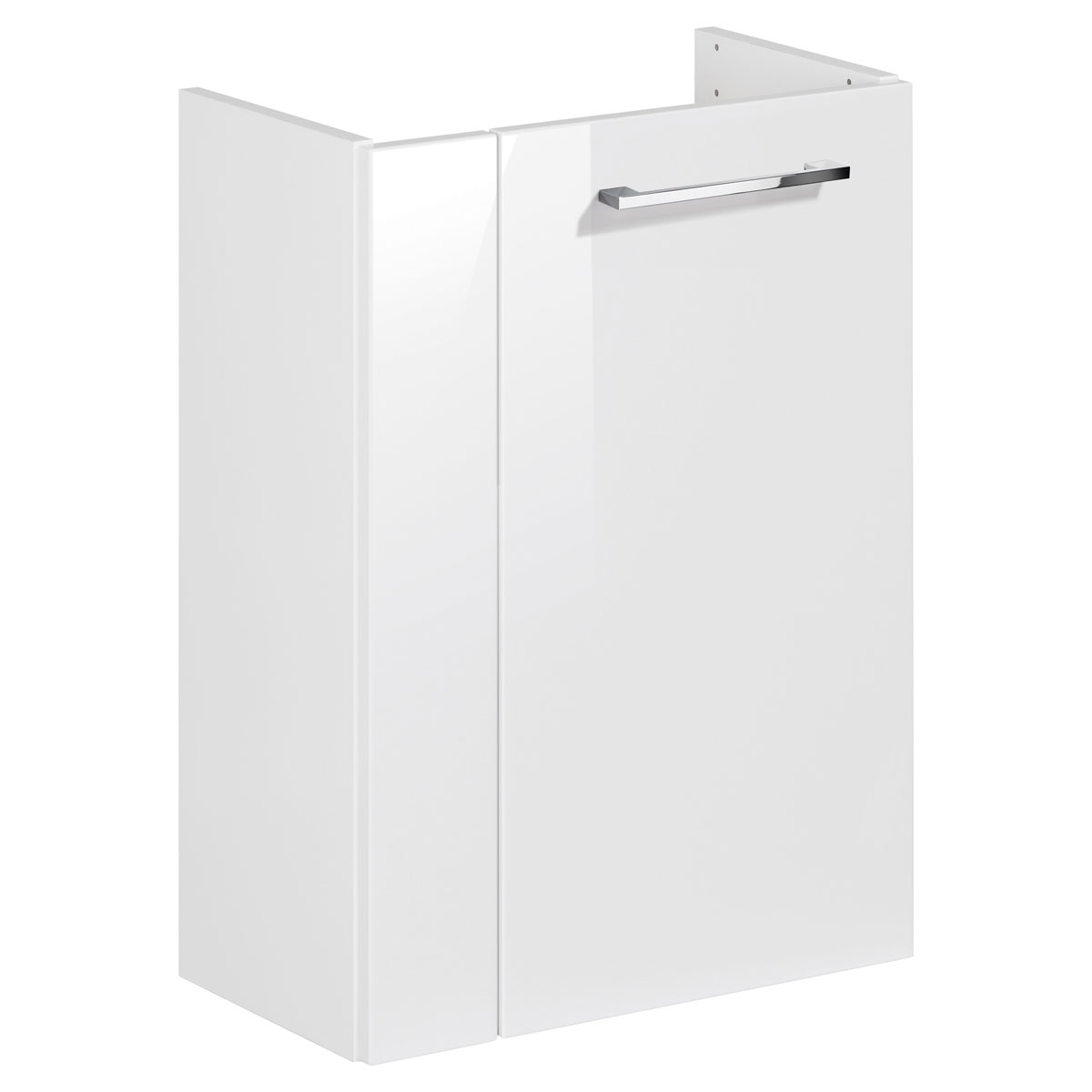 Fackelmann  Gäste-WC Waschtischunterschrank rechts SBC 440 x 600 x 243 mm Weiß