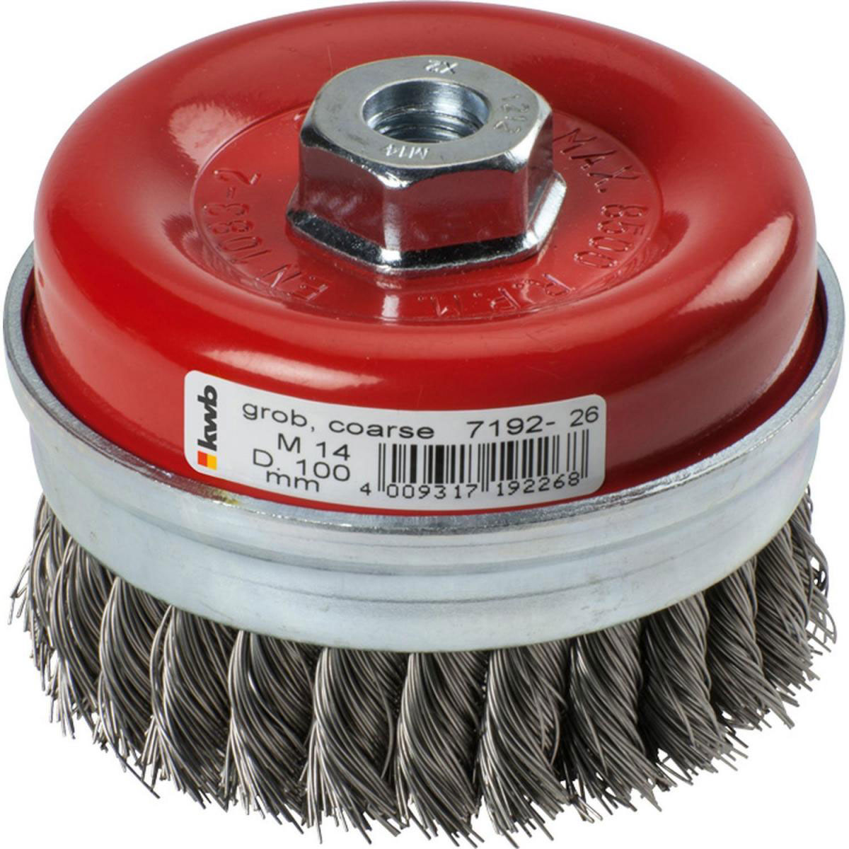 kwb  Topfbürsten Aggresso-Flex für Einsatz mit Winkelschleifern 100 mm gezopft