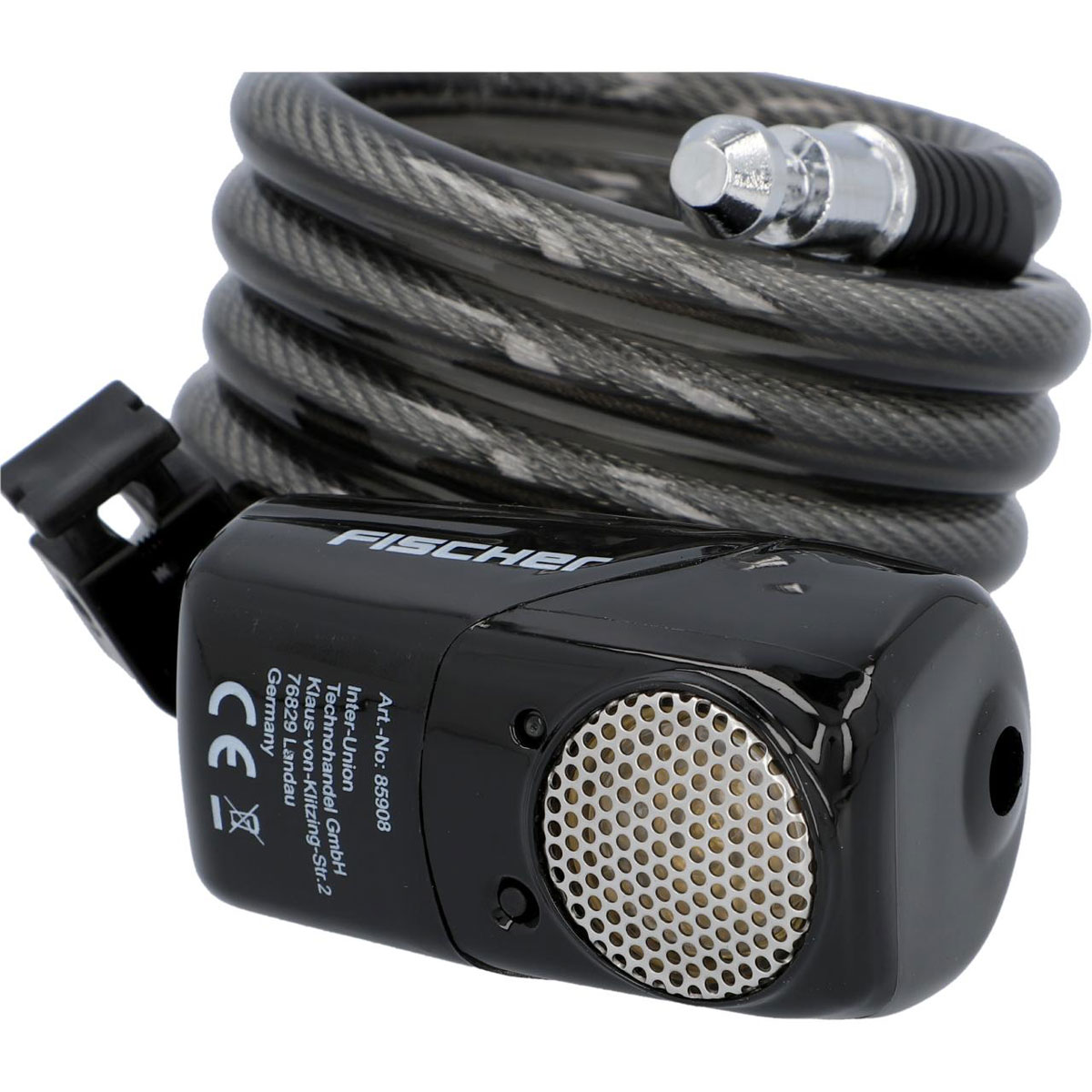 Fischer Bikes Alarm-Spiralschloss 120 cm 12 mm Bild 3
