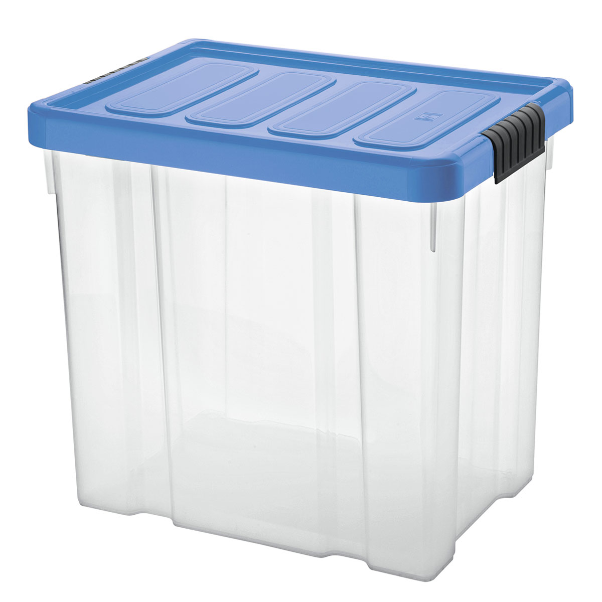 Unibox Puzzle 28 L mit Klickdeckel transparent/hellblau