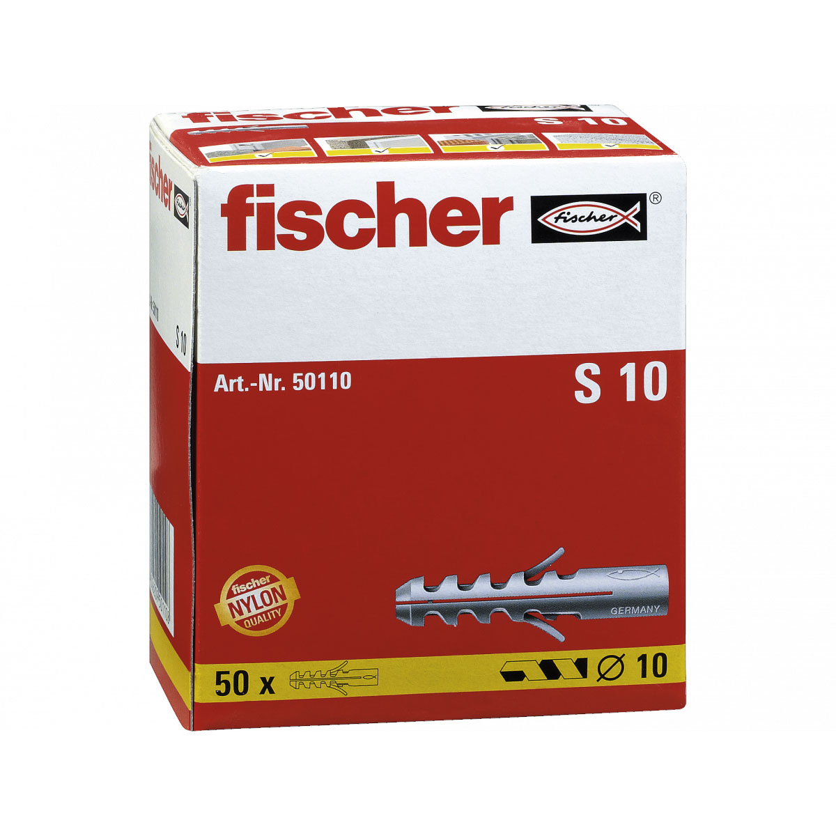 Fischer  Spreizdübel S 10 50 Stück Bild 2