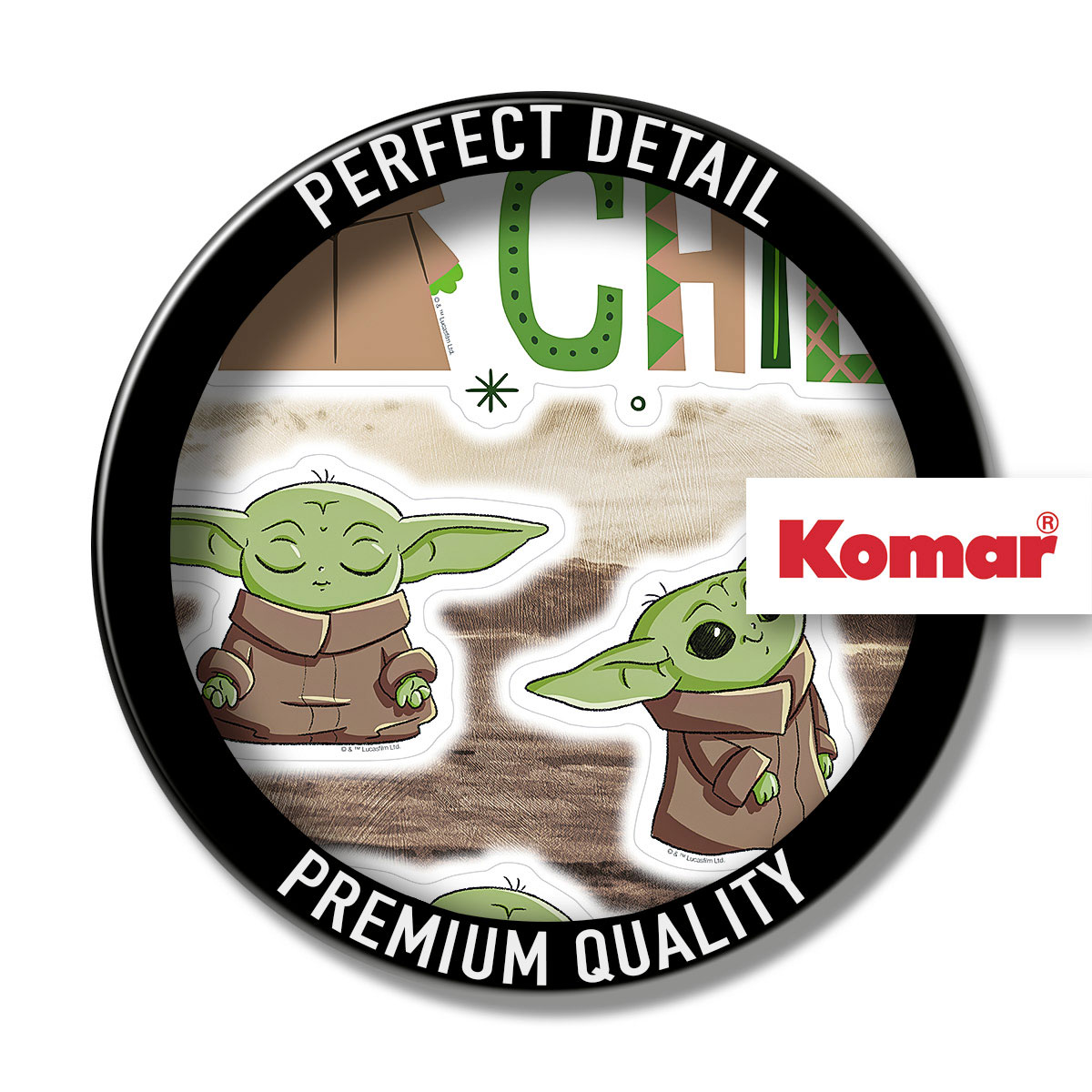 Komar  Wandtattoo Mandalorian Founding Grogu 50x70 cm Bild 3