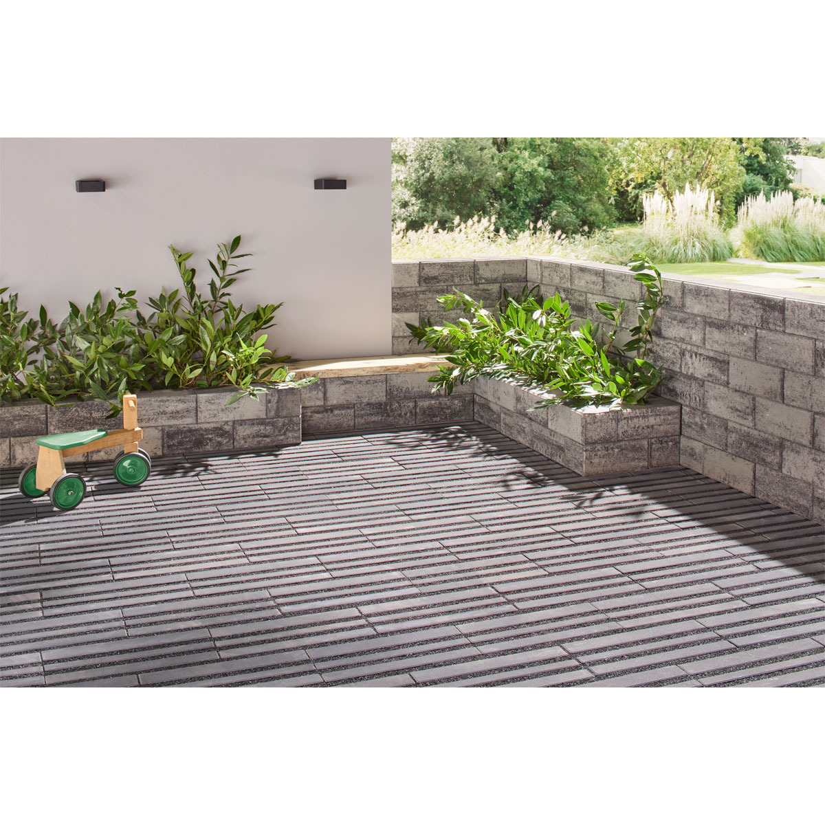 Lusit  ECO City40x20x8 cm, Anthrazit mit Microfase Bild 4