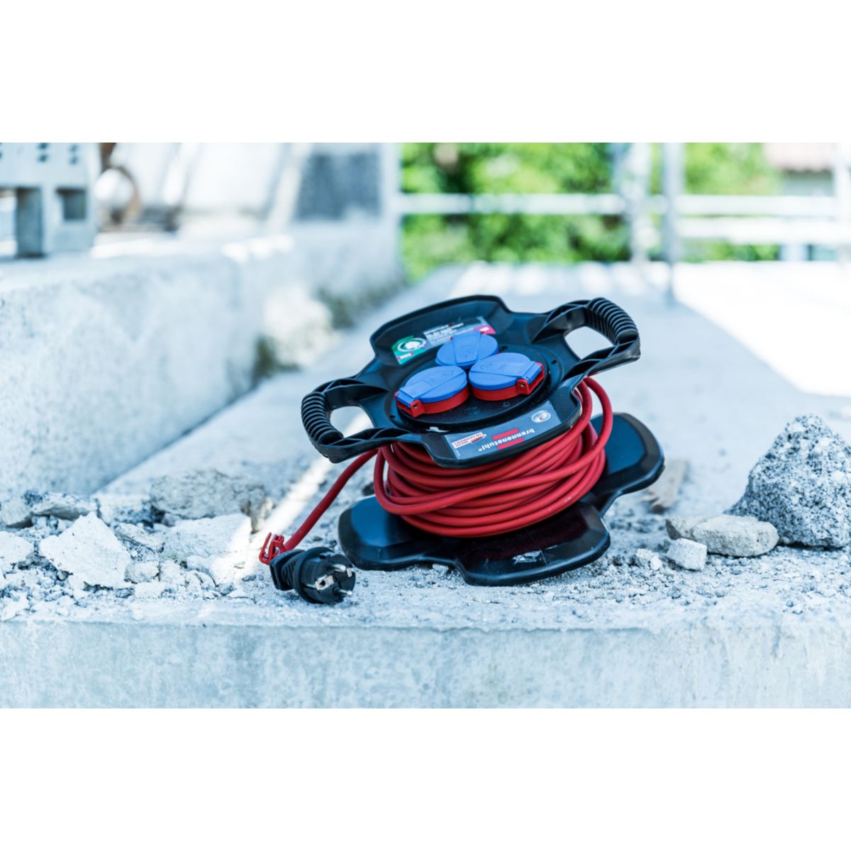 Brennenstuhl Gummi-Kabelhaspel X-Gum BREMAXX-Kabel 10m Bild 3