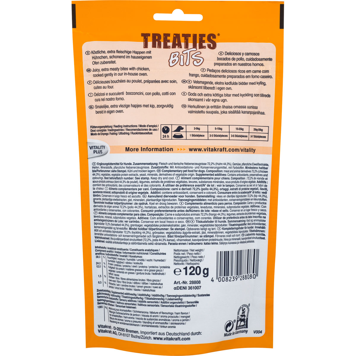 Treaties Bits Hühnchen Bacon Style 120g Bild 2